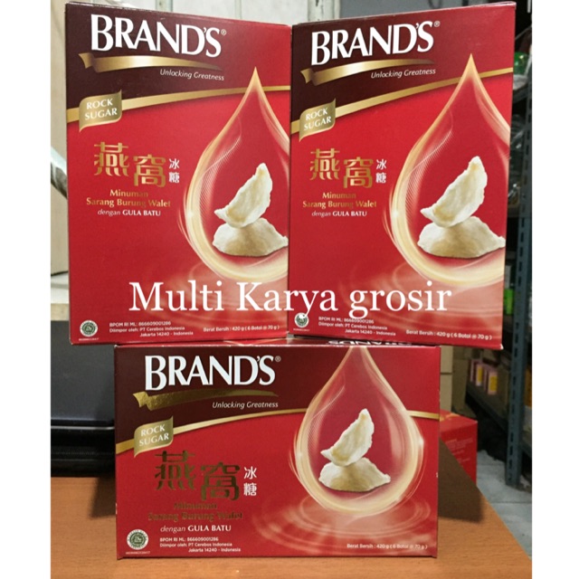 

Brands minuman sarang burung walet Brand Sarang burung walet 6 x 70gram