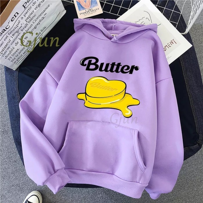 HOODIE BTS BUTTER BESAR JAKET SWEATER