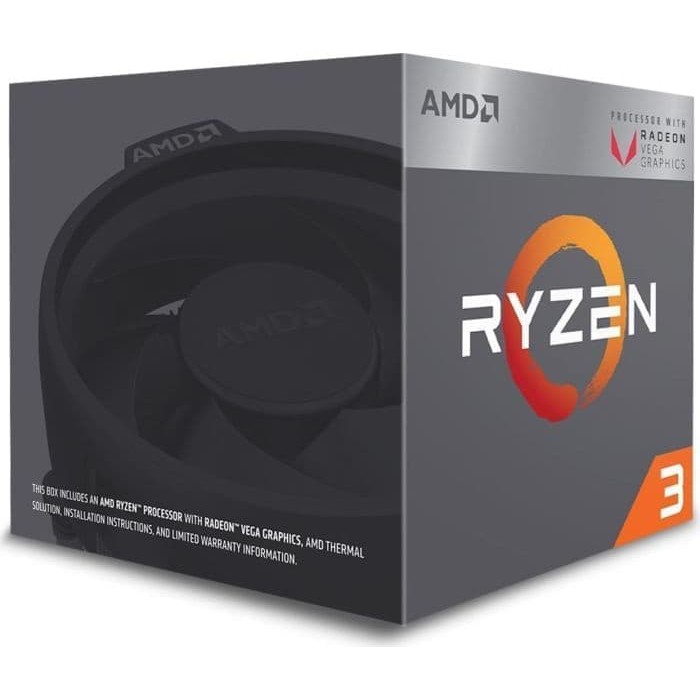 AMD Ryzen 3 2200G RAVEN RIDGE + Asrock A320M-HDV (HARGA PROMO)
