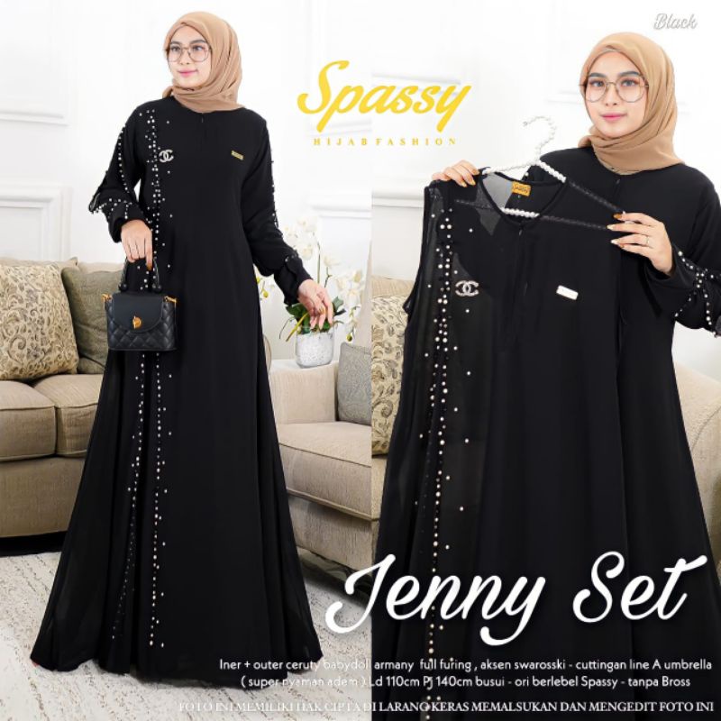 [ready stok] SWISS SWIS +KIMBERLY + ADHA +JENNY JENY JENNI JENI + dijah maxy set ori spassy