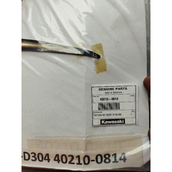 striping stripping stiker sticker Lis body Kawasaki zx130 zx 130 original
