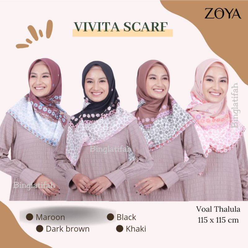 Vivita Scarf Motif Voal by Zoya