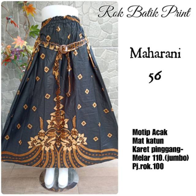 ROK BATIK PRINT MAHARANI original BATIK PEKALONGAN