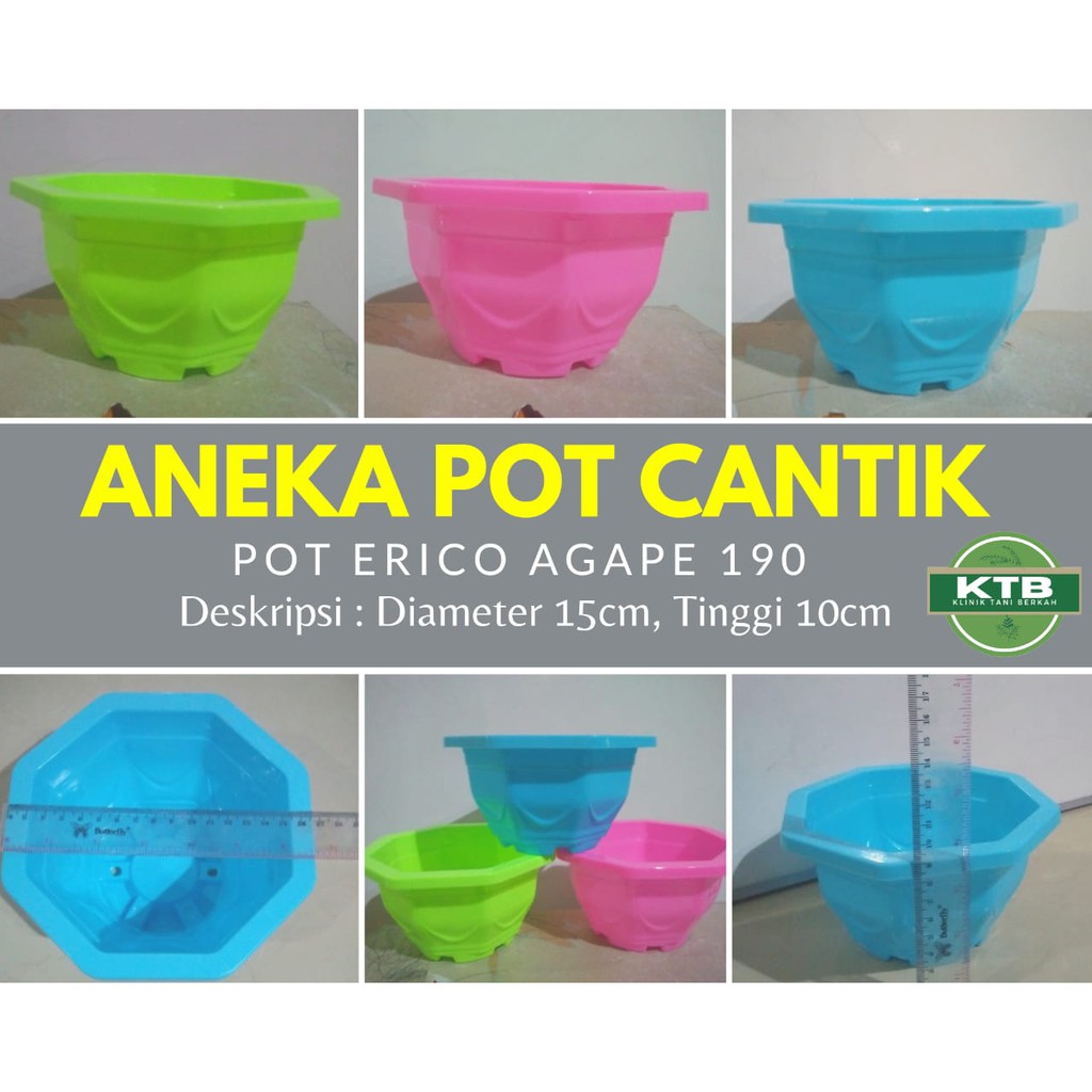 POT WARNA 15CM