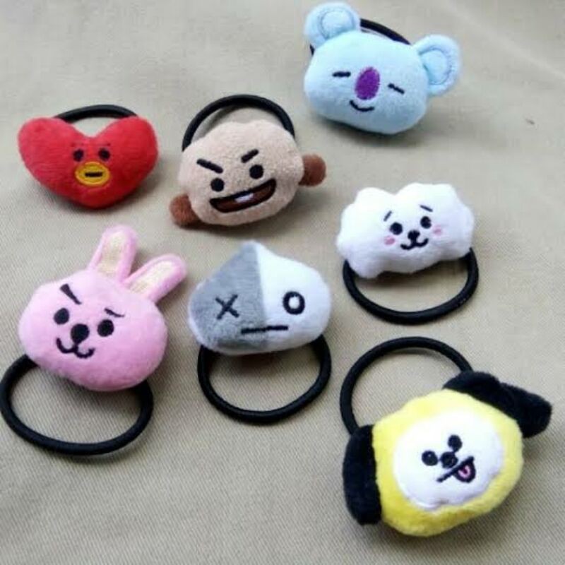 Kunciran rambut BTS / Ikat rambut BT21