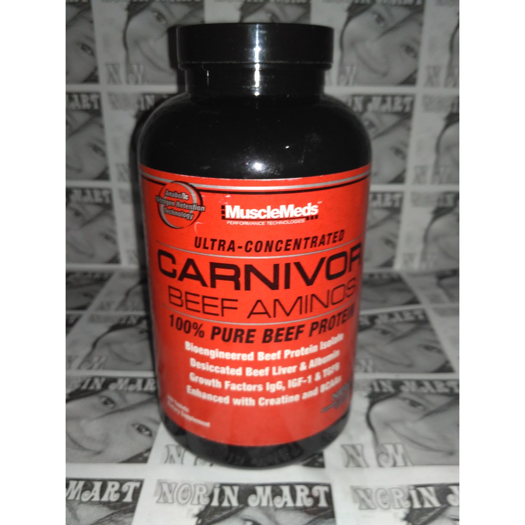 Musclemeds Amino Beef Carnivor 300 TABLET / Carnivor Amino 300tabs / 300 Tabs / 300 Tablet