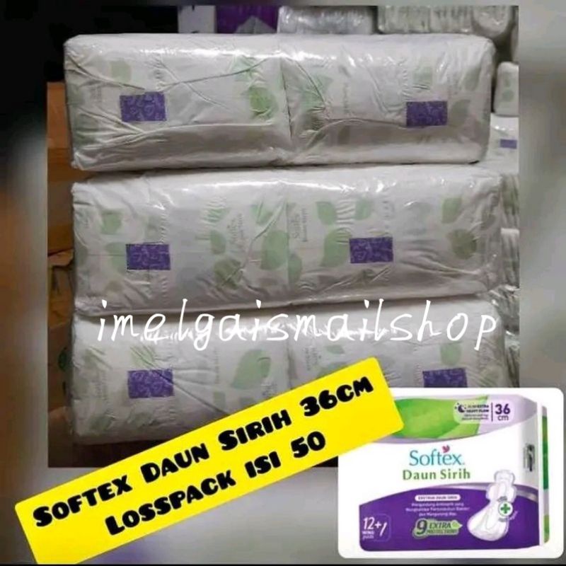 softex 35cm / pembalut night /pembalut malam / softex daun sirih 35cm / softex comfort 35cm