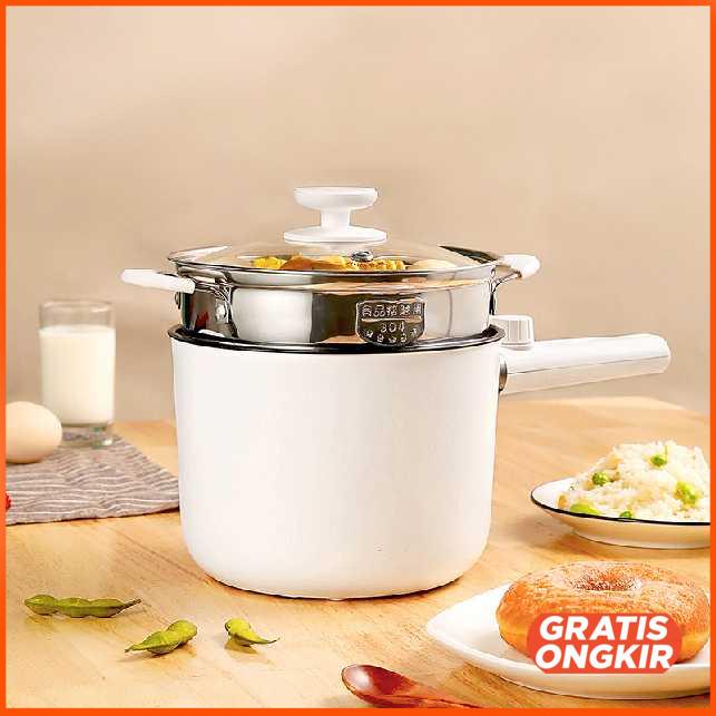 Panci Listrik Pot Electric Multi Cooker 1.5L with Steamer 10B-1