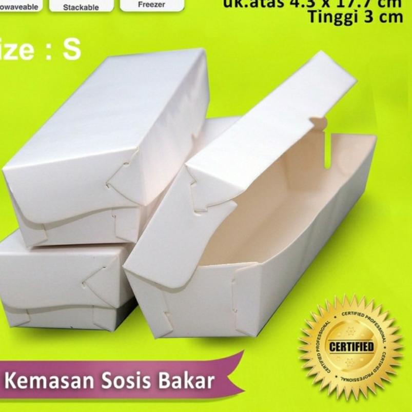 

➥ Dus Box Sosis Bakar Kecil-(100PCS) ♔
