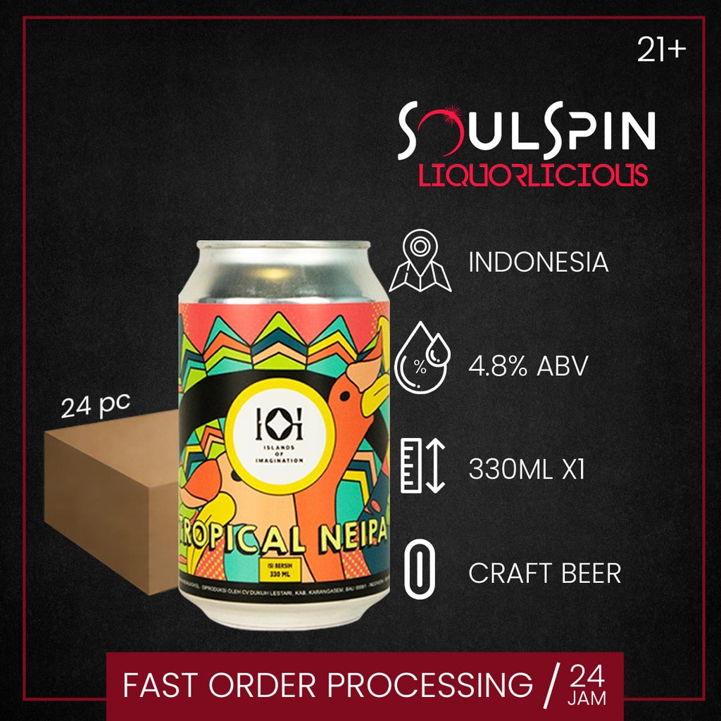 

IOI Tropical Neipa 330ml [ dus 24 kaleng ]