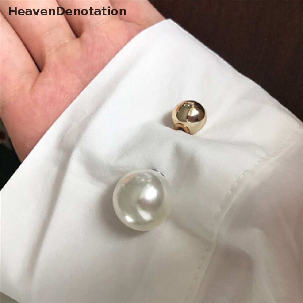 [HeavenDenotation] Big Needle Pearl Brooch Bouquet Pin Sweater Shawl Buckle Wedding Bridal Jewelry