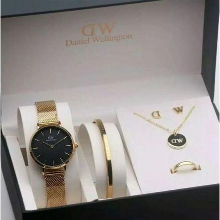 $Diskon$ Jam Tangan Wanita Dw Original Petite 1 Set Paket Premium -H<