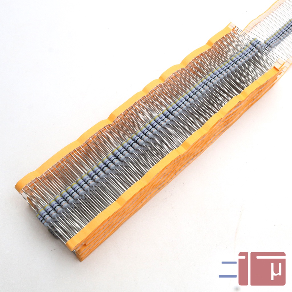 x10 Resistor 47R 47 Ohm 1W Metal Oxide 5% Taiwan Kaki Tembaga