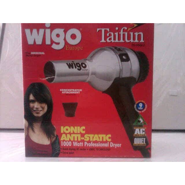 PRODUK PILIHAN Hair Dryer Wigo Taifun 1000Watt / Hairdryer Ionic Anti Static Salon Professional