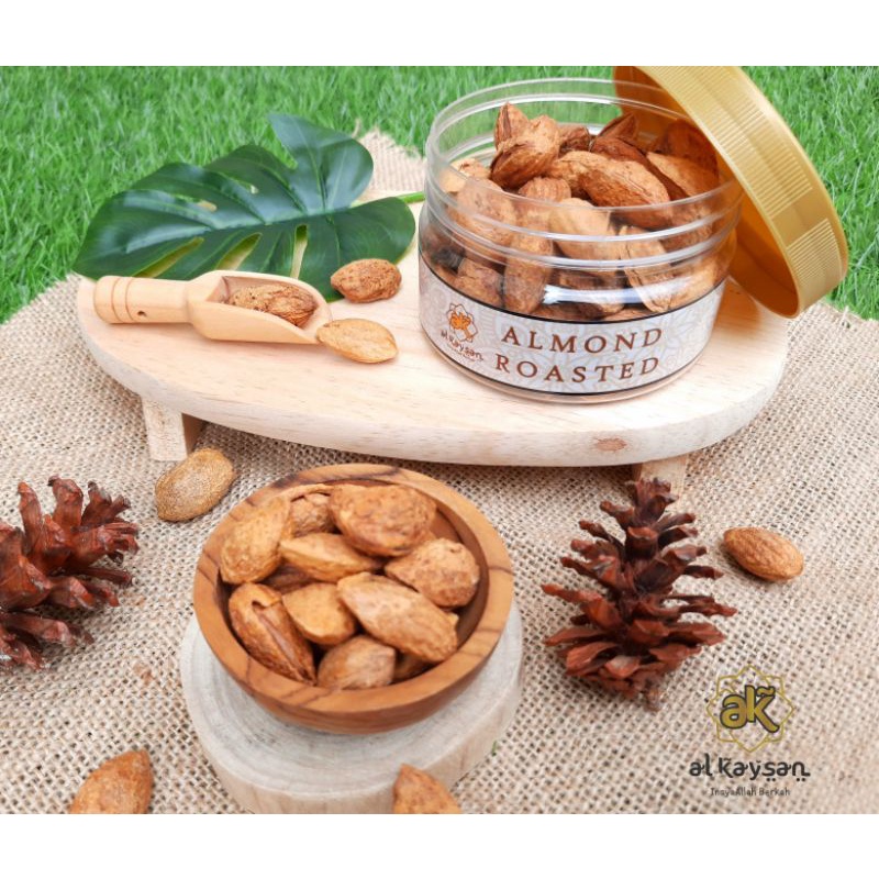 

KACANG ALMOND ROASTED 125gr/KACANG ALMOND KUPAS 150gr