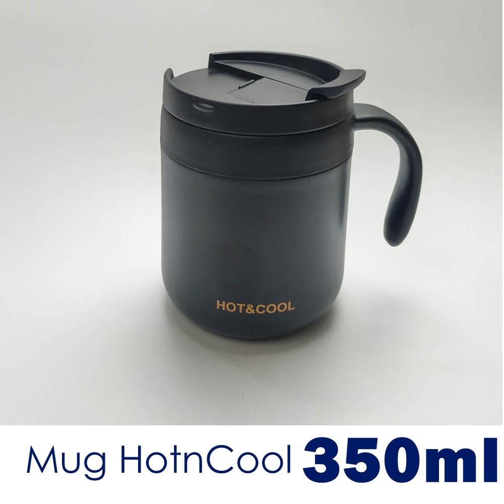 Harga Pabrik Mug Gelas Stainless Steel Double Wall Thermos Vacuum 350ml Handgrip Pegangan 538M13fDx3xwd
