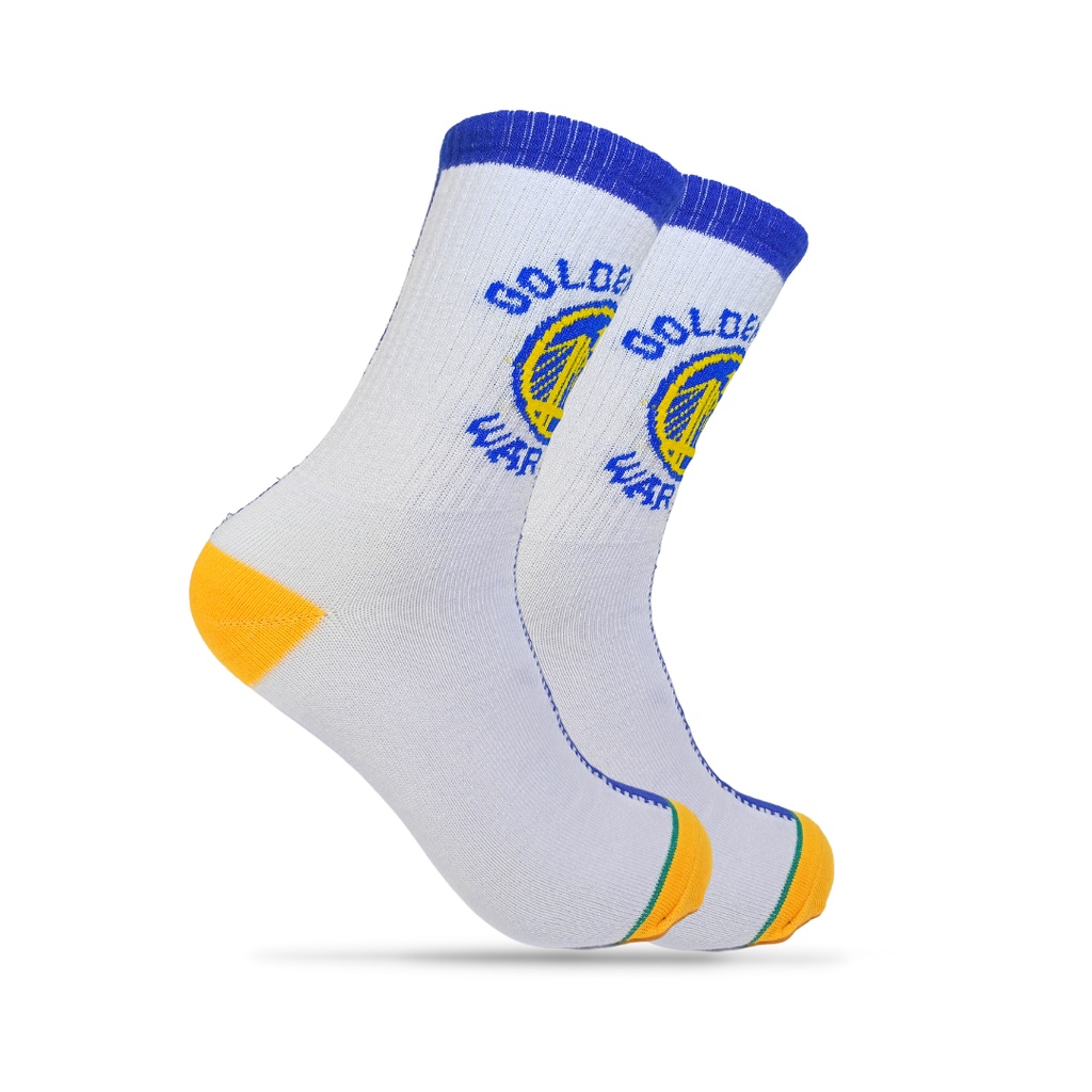 Kaos Kaki Oldschool - Kaos Kaki Olahraga Motif Golden State Warior - The Muds Official