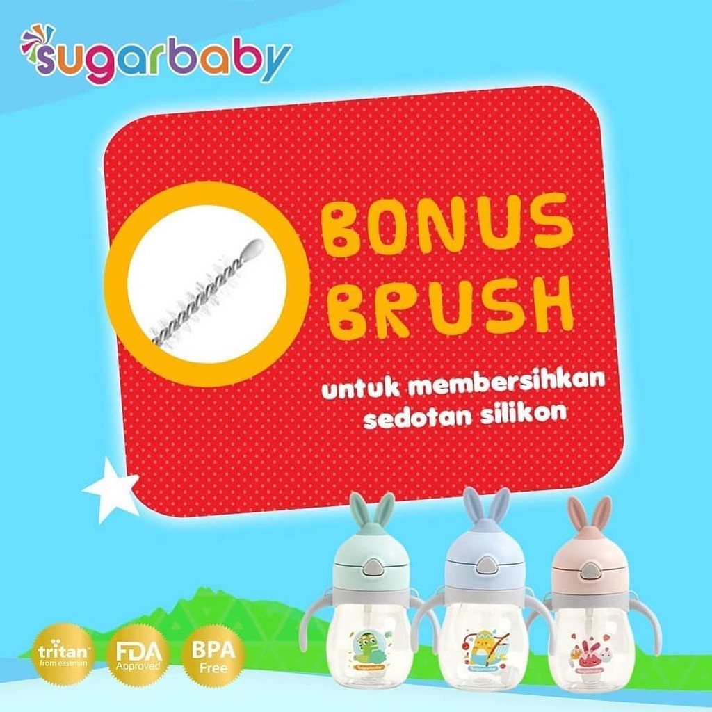 SUGAR BABY | SIPPY CUP | BOTOL | PERLENGKAPAN BAYI | PERLENGKAPAN MAKAN | BOTOL MINUM | BOTOL | SUGARBABY