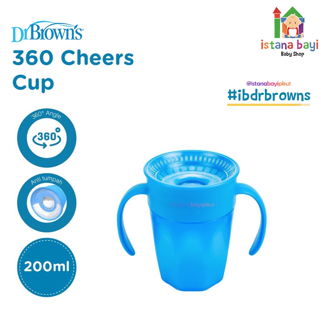 Dr.Brown's Cheers Cup With Handle - Gelas Minum Anak TC71004