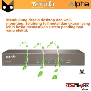 new!! switch hub gigabit tenda teg-1008d 8 port teg 1008