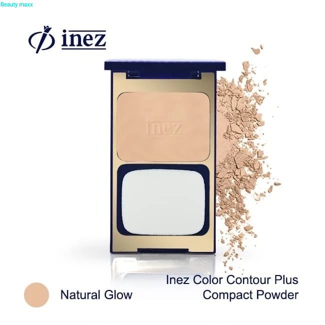 COD/Beauty Maxx/Inez Cosmetics  Compact Powder (New case)Bedak Untuk Pengantin /Inez Untuk Bedak Pengantin