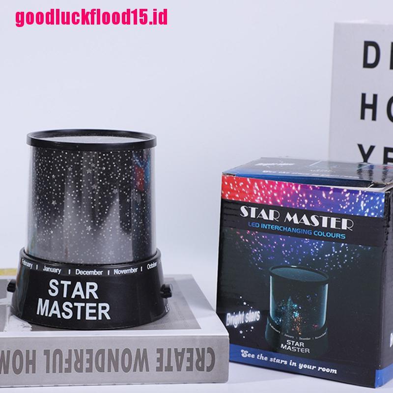 {LUCKID}Romantic Amazing LED Starry Night Sky Projector Lamp Star light Cosmos Master