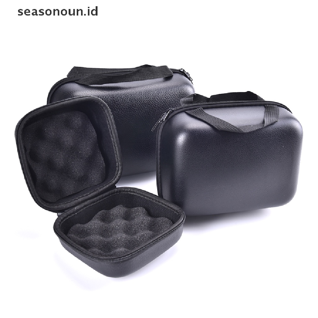 (seasonoun) Tas Penyimpanan Reel Pancing Bahan Kulit Tahan Air Shockproof