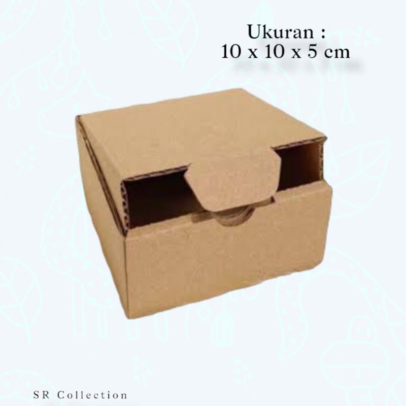 

Kardus Packing karton uk.10x10x5 cm --Die Cut dan easy usage--