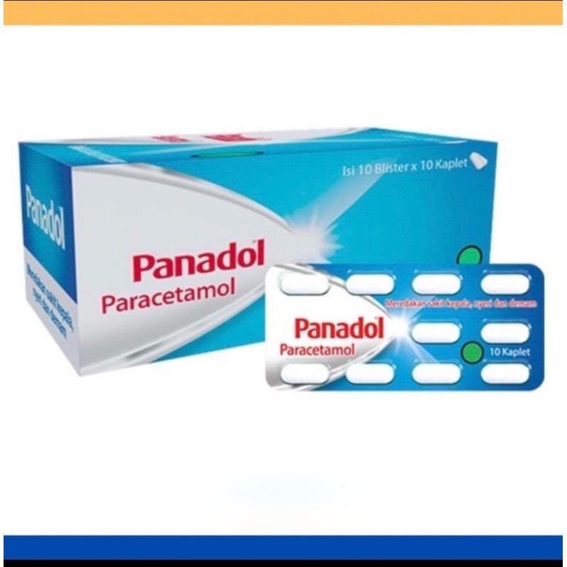 Panadol Paracetamol Box Biru