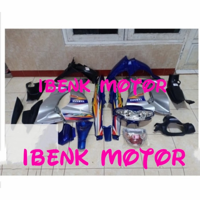 full body set lampu reflektor Jupiter z lama 2004 2005 biru silver