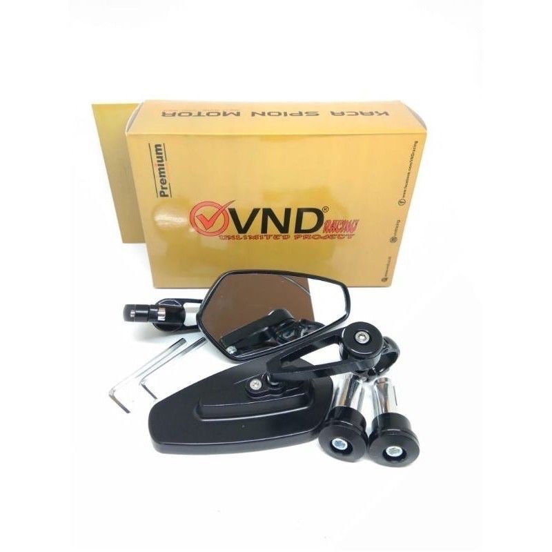 Spion Jalu Spion Bar End Oval VND Universal Nmax,Aerox,Pcx,Vario,Beat,Mio,Vespa,W175,Xabre,Vixion