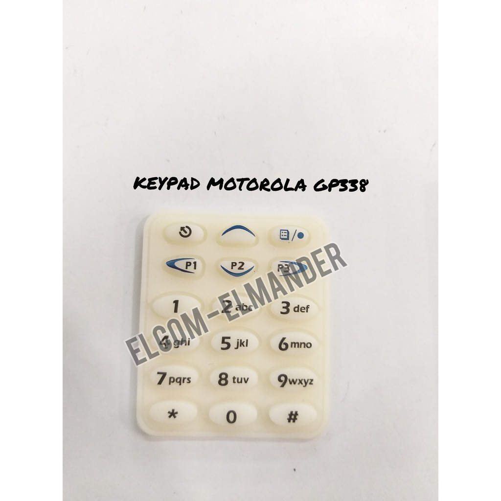 JUAL KEYPAD HT MOTOROLAGP 338 GP338 - KEYPAD CASING HT MOTOROLA GP 338