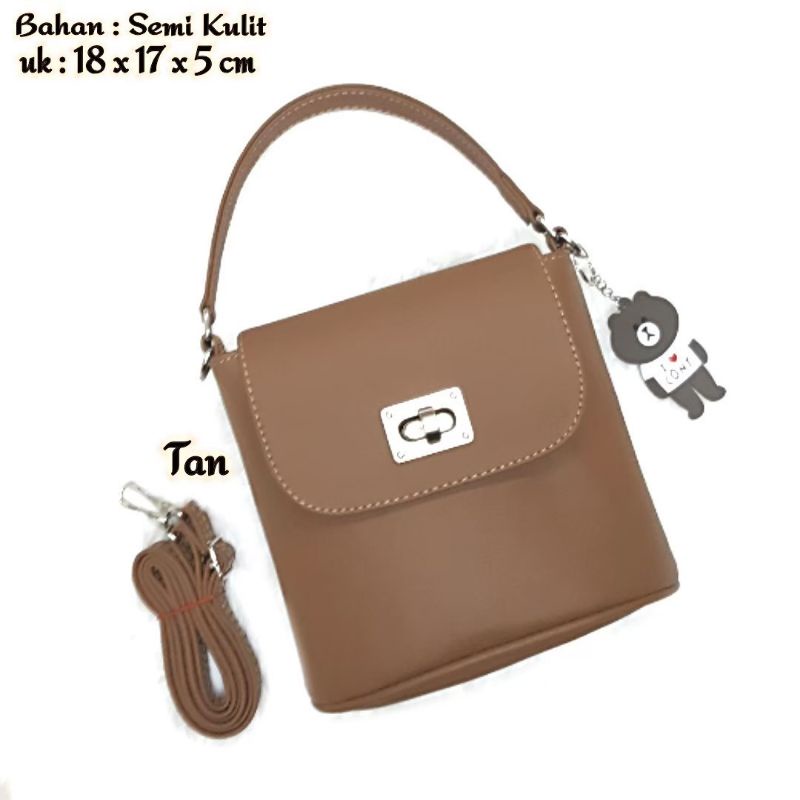 SELEMPANG BAG WANITA SATCHEL KUNCI