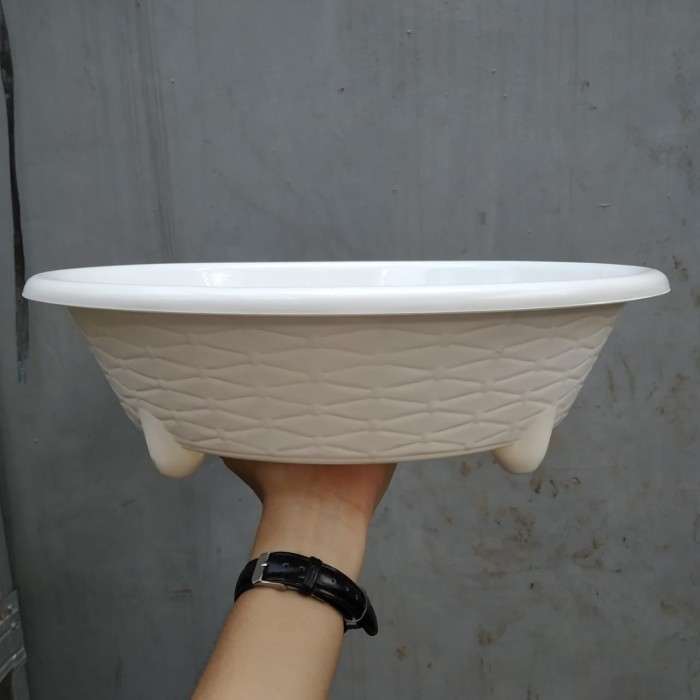 Pot Bunga Budi Jaya Bonsai 06 Putih / Pot Tanaman / Pot Plastik