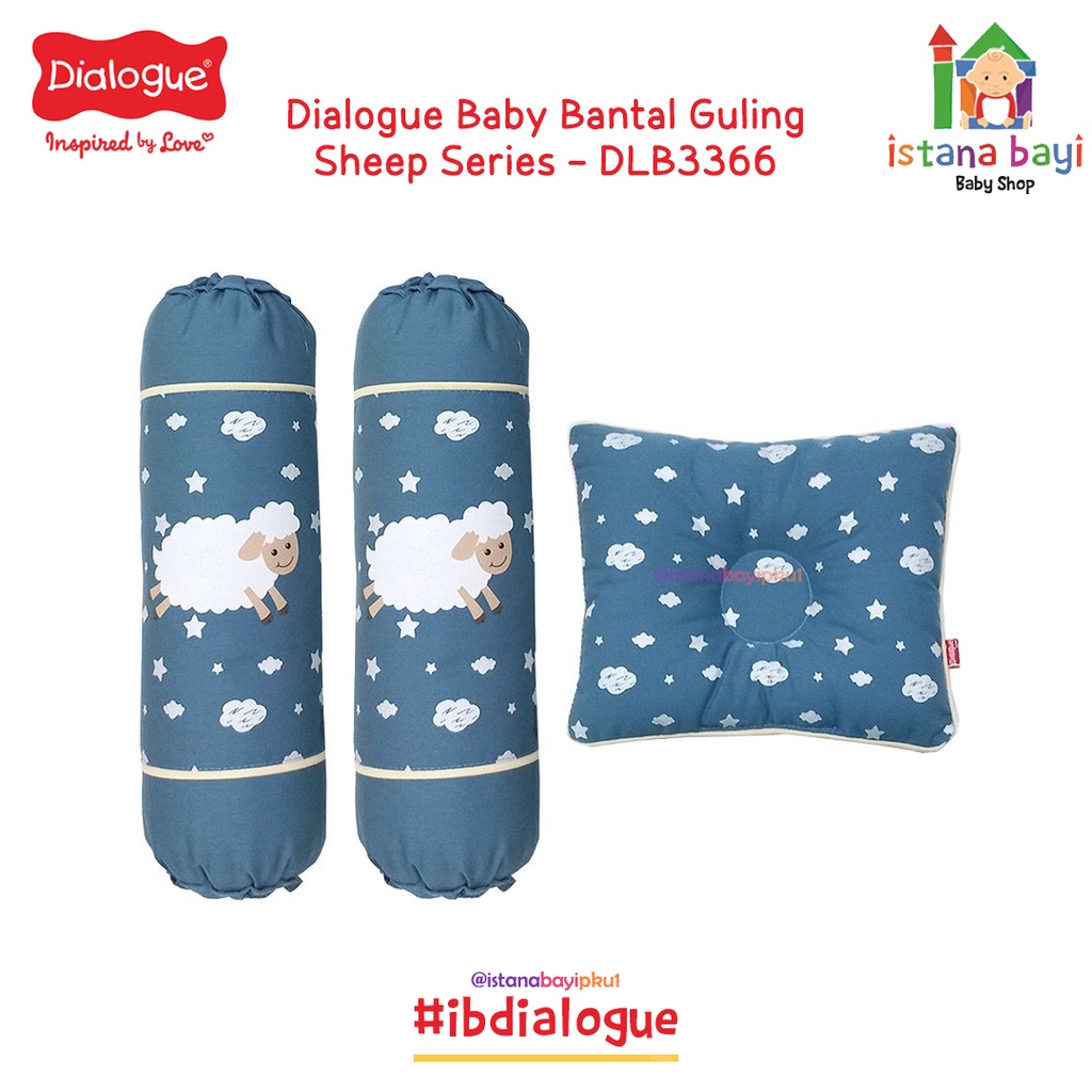 Dialogue Baby Bantal Guling Sheep Series DLB3366 - Bantal Bayi