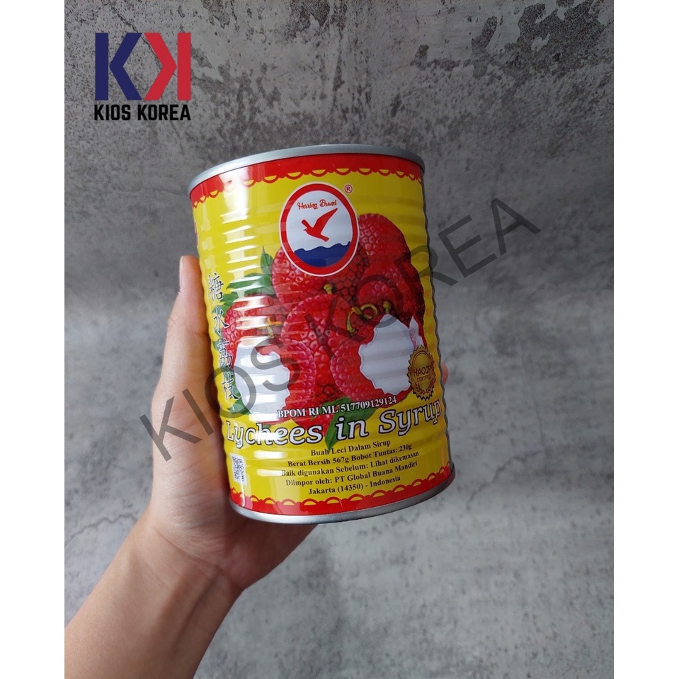 

Herring Brand Lychee in Syrup 567gr - Buah Leci Kaleng dalam Sirup