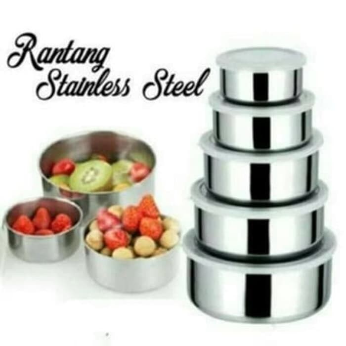 Rantang Susun 5 Bahan Material Stainless Steel Murah Berkualitas