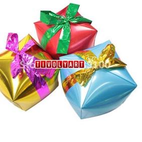 Balon Foil Kotak Kado / Gift Box