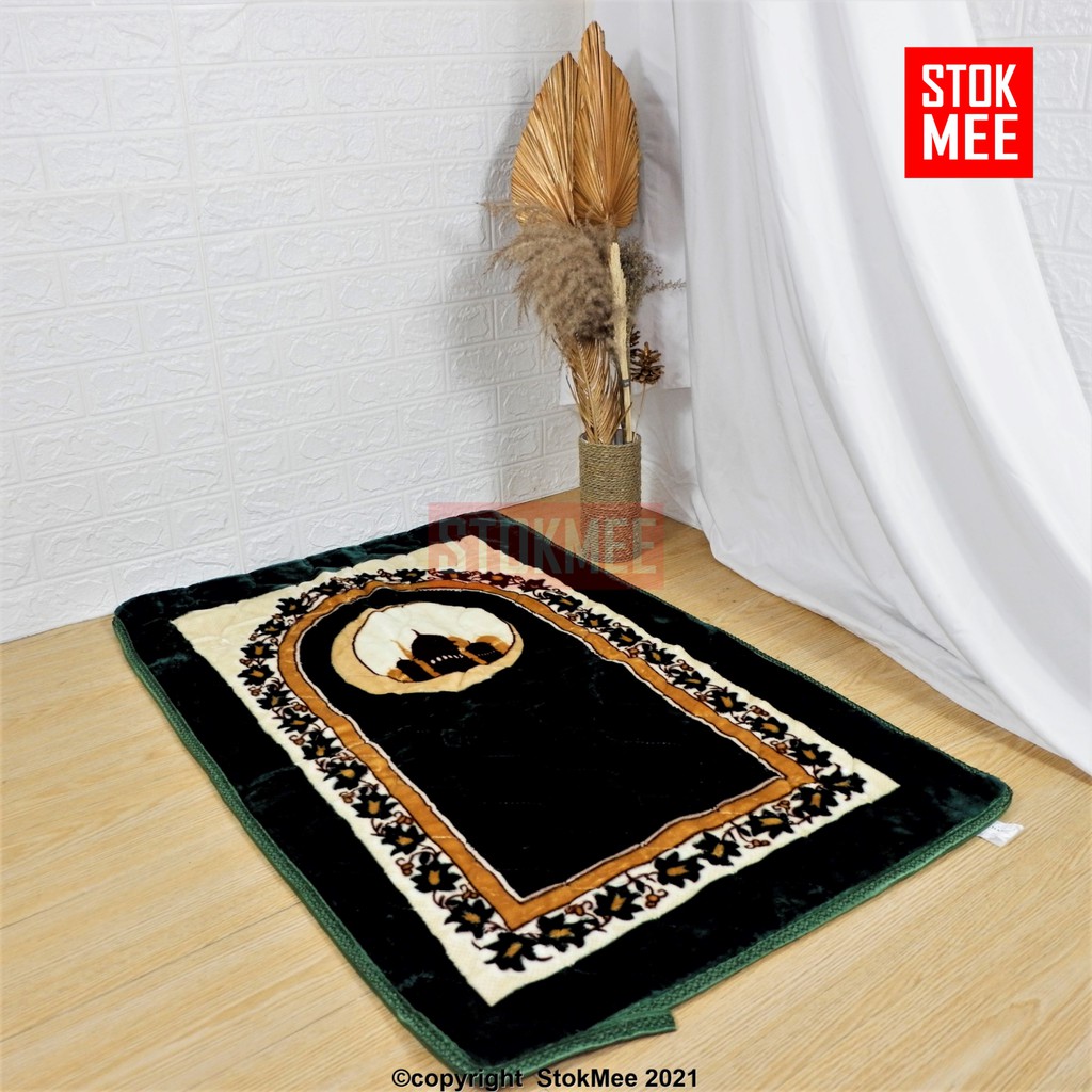 Sajadah tebal busa rumbai Busa Quilting Tebal AFGHANI Turkey Premium( snti Slip)