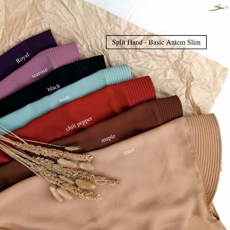 M - Basic Antem Slim Pet Splithand Khimar - Khadijah Indonesia #ayranashwa #khadijahindonesia