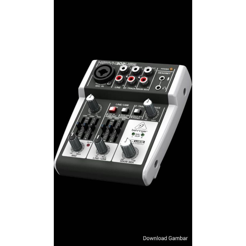 MIXER Audio BEHRINGER XENYX 302USB ( 4 channel ) ORIGINAL