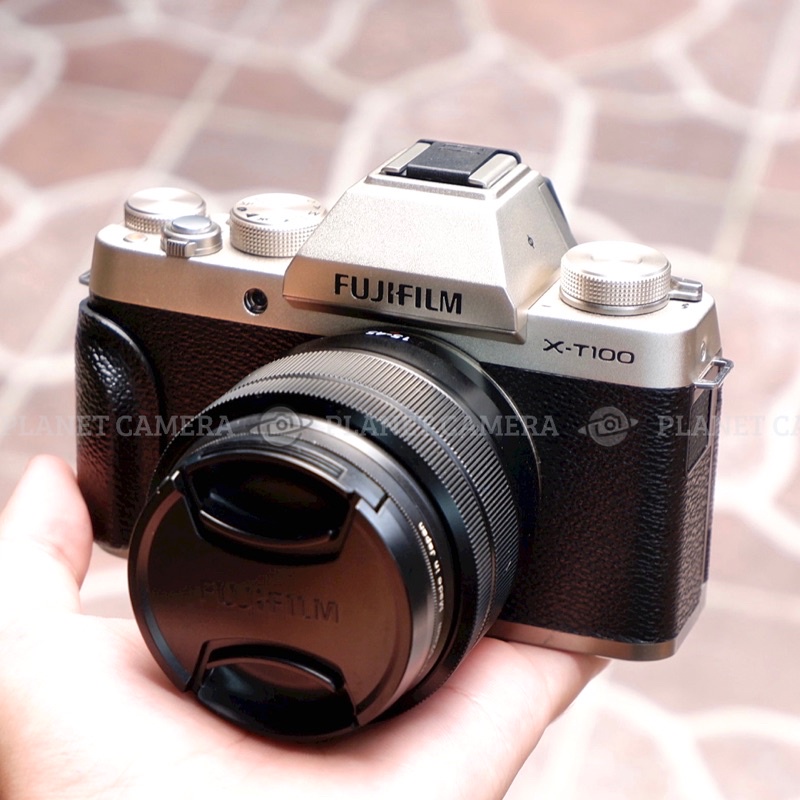Fujifilm X-T100 & Lensa 15-45mm BOX Second bekas Mantab XT100