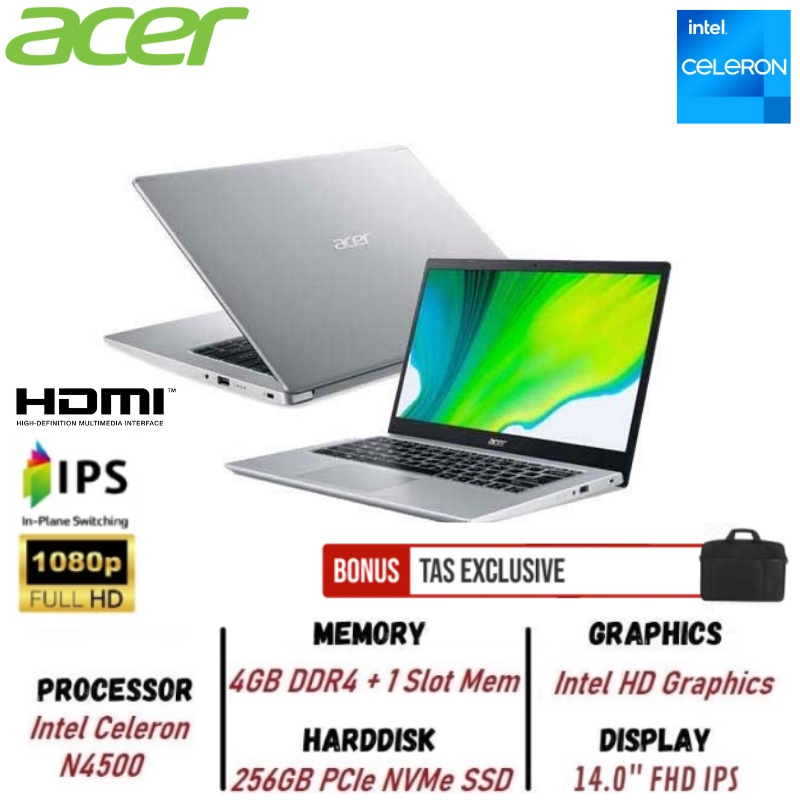 Jual Laptop Acer Terbaru Acer Aspire 3 A314 35 C1sb N4500 12gb 256gb