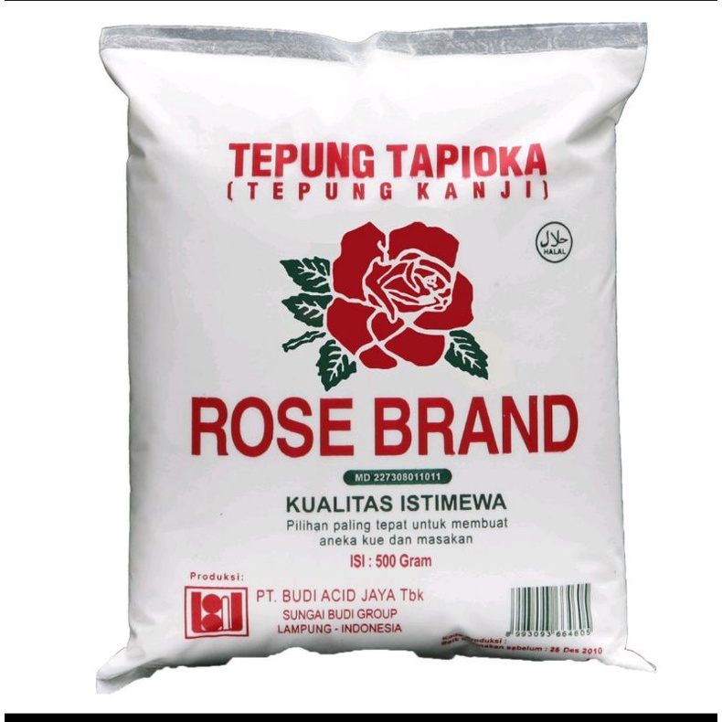 TEPUNG TAPIOKA Kanji RoseBrand ROSE BRAND 500gr - Tepung Kanji 500 gr