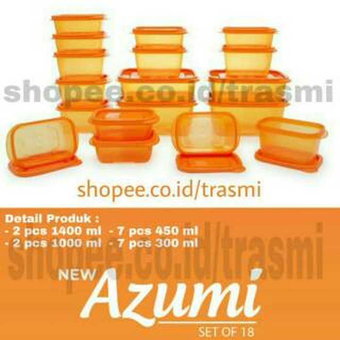 

PROMONew Azumi set of 18 Komplit Tempat Bumbu atau Wadah Multiguna