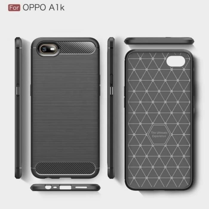 Promo Silicon Case Carbon Soft case OPPO A1k Kondom