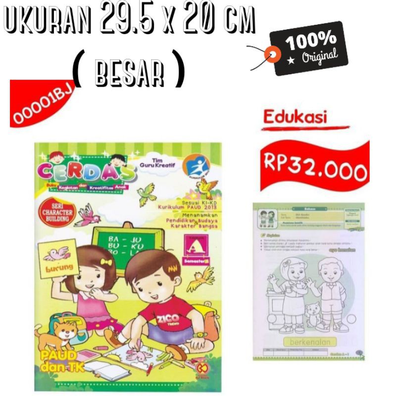 BUKU TEMATIK TK A SEMESTER 1