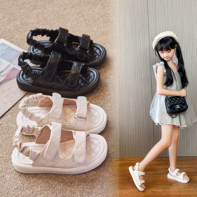 【FREE BOX IMPORT】Sandal Double Strap Fashion Anak Import (SIZE 26-36)