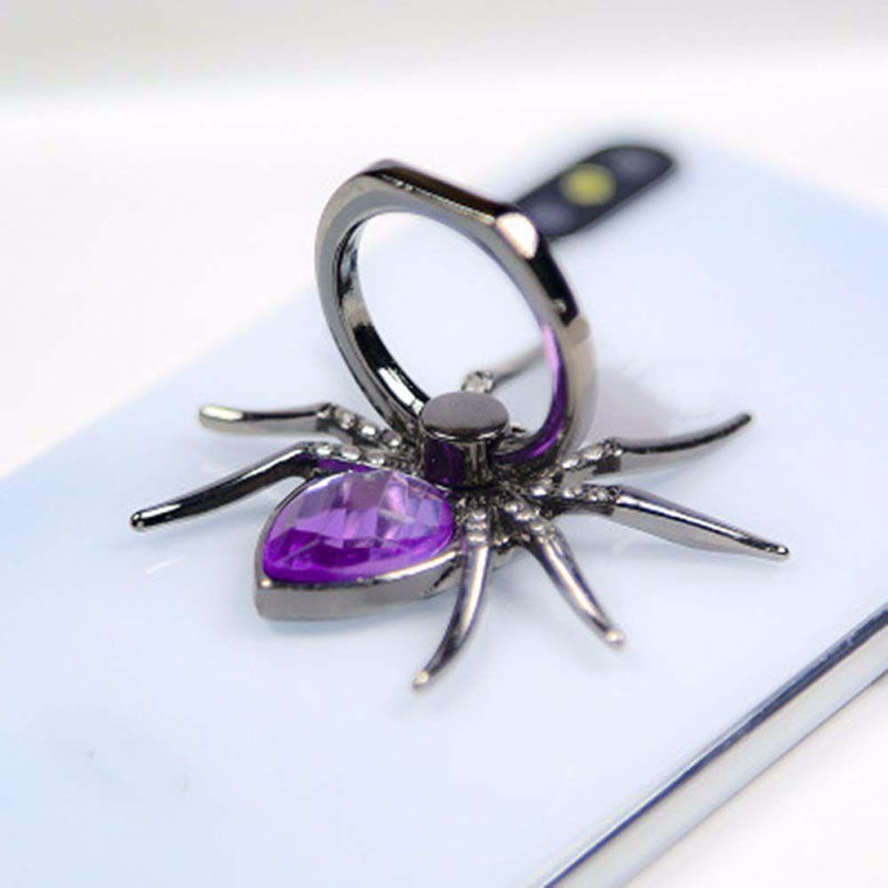 Rebuy Phone Finger Ring Holder Foldable Adjustable Untuk Phone Spider Phone Holder Tablet Mount Braket Ponsel