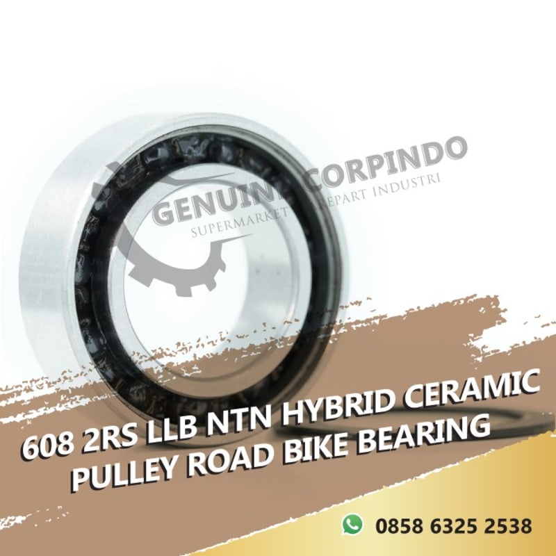 608 2RS LLB NTN HYBRID CERAMIC PULLEY ROAD BIKE BEARING